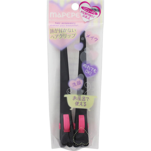Shantei Mapepe Hair clip without traces NBKxPK Black x Pink