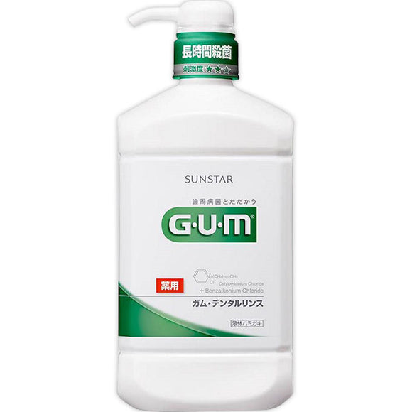 Sunstar Gum Dental Rinse [Regular Type] 960Ml