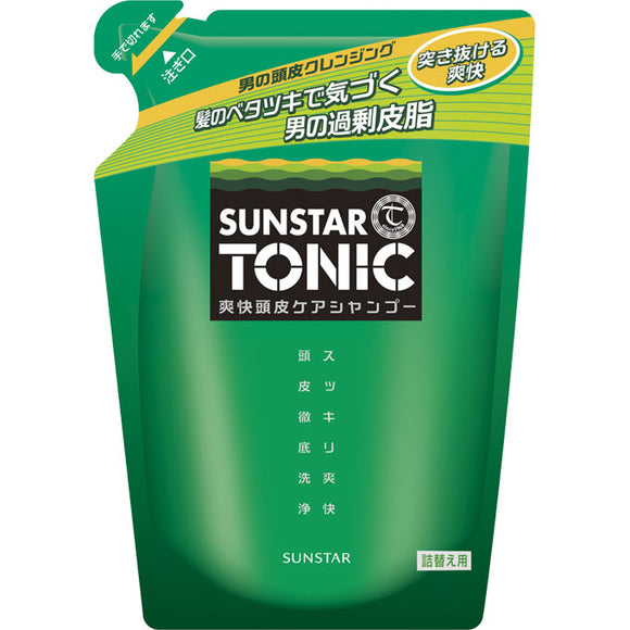 Sunstar Tonic Refreshing Scalp Care Shampoo Refill 360Ml