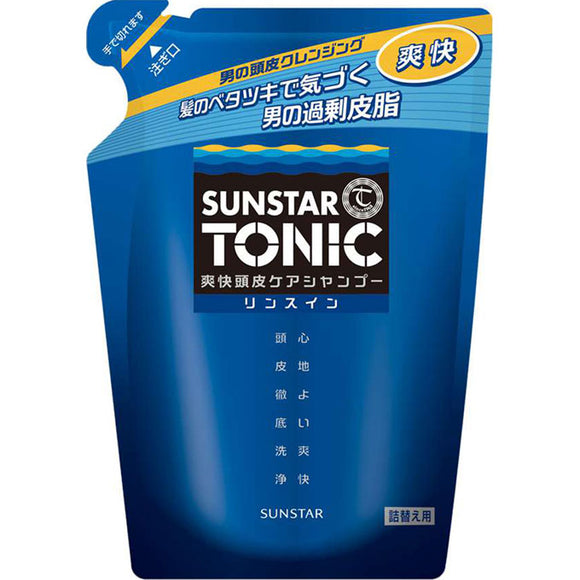 Sunstar Tonic Exhilarating Scalp Care Shampoo Reins Inn Refill 340Ml
