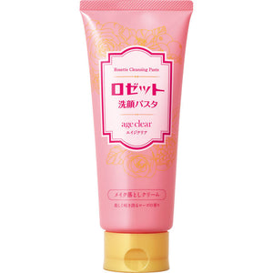 Rosette Face Wash Pasta Age Clear Makeup Remover Cream 180G
