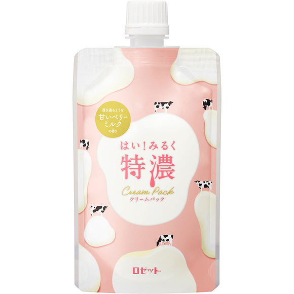 Rosette Yes Milk Tokuno Cream Pack 110g