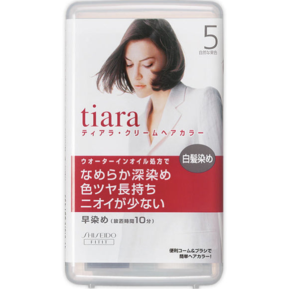 Shiseido Tiara Cream Hair Color Natural Maroon 40ml (Quasi-drug)