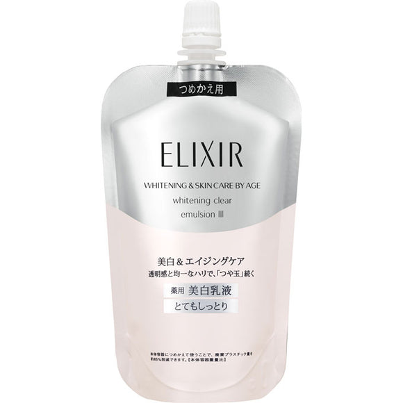 Shiseido Elixir White Clear Emulsion T 3 Refill 110ml (Non-medicinal products)