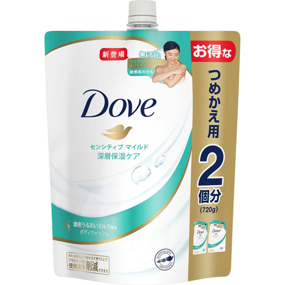 Unilever Japan Dove Body Wash Sensitive Mild Refill 720g