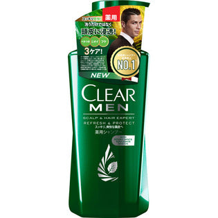 Unilever Japan Clear For Men Refresh & Protect Shampoo Pump 350G