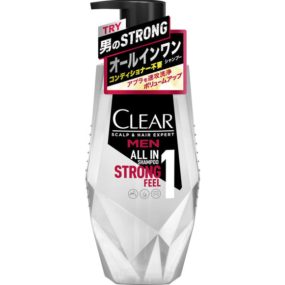 Unilever Japan Clear For Men All-in-One Shampoo Pump 350g