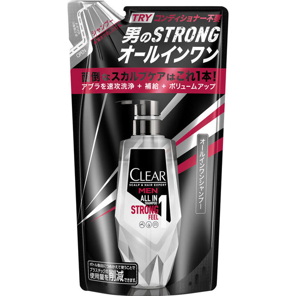 Unilever Japan Clear For Men All-in-One Shampoo Refill 280g