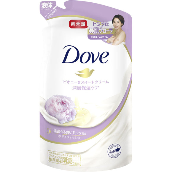Unilever Japan Dove Body Wash Peony & Sweet Cream Refill 340g