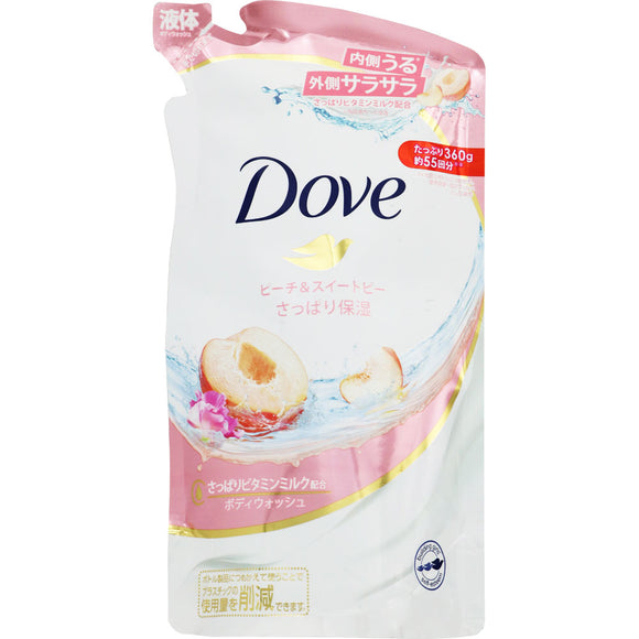 Unilever Japan Dove Body Wash Peach & Sweet Pea Refill 360g