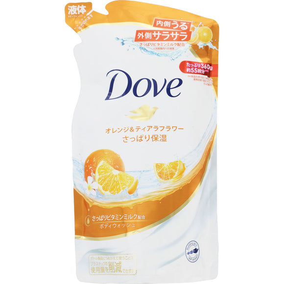 Unilever Japan Dove Body Wash Orange & Tiara Flower Refill 360g