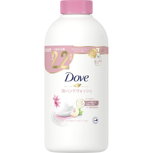 Unilever Japan Dove Foam Hand Wash Peach & Lily Refill 430ml