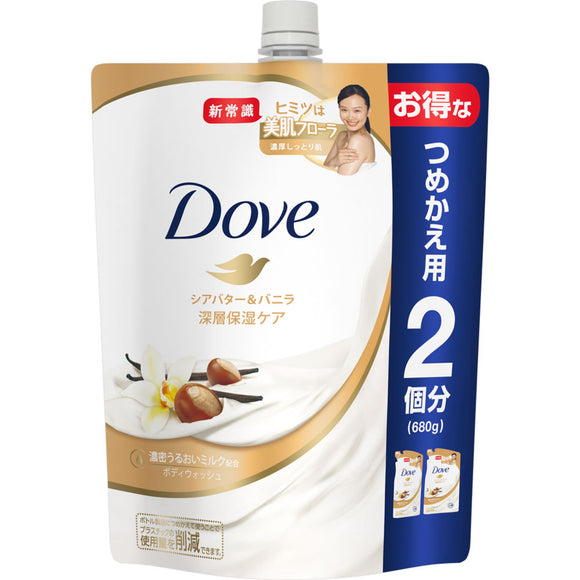 Unilever Japan Dove Body Wash Shea Butter & Vanilla Refill 680g