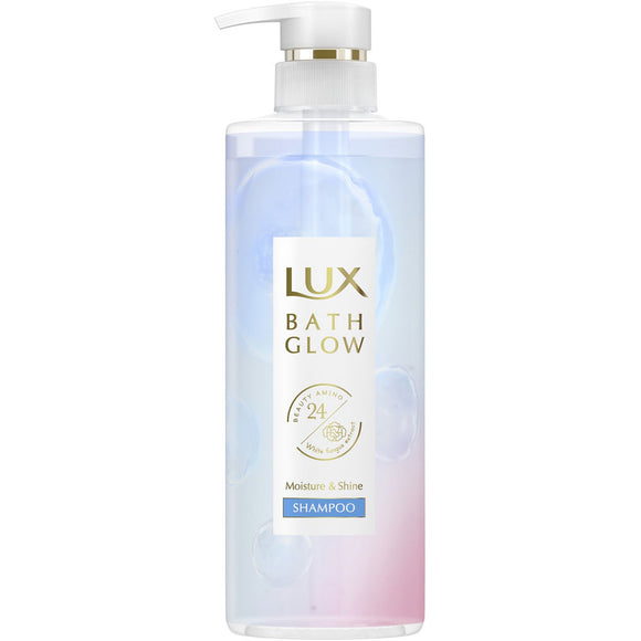Unilever Japan Lux Bath Glow Moisture and Shine Shampoo Pump 490g