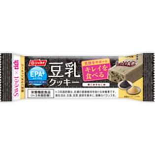 Nippon Suisan EPA + (Epa Plus) Soymilk Cookie Black Sesame Kinako Flavor 29g