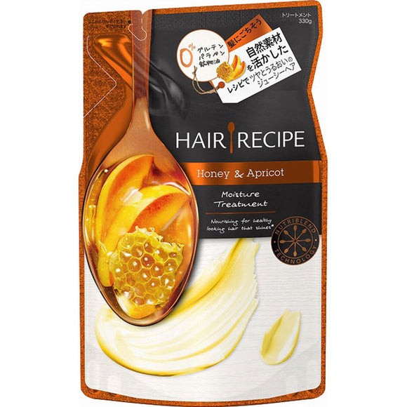 P&G Japan Hair Recipe Honey Apricot Enriched Moisture Recipe Treatment Refill 330G