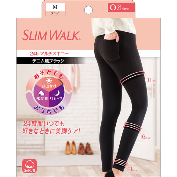 Pip Fujimoto Slim Walk 24h Multi Skinny Denim Style Black M Denim Style Black M