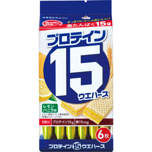 Hamada Confect Protein 15 Wafer 6 Lemons