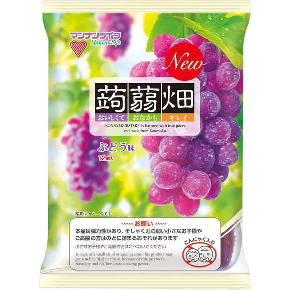 Mannan Life Konjac Batake Grape Flavor 25g x 12