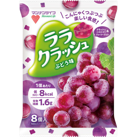 Mannan Life Konjac Field Lara Crush Grape Flavor 24g x 8