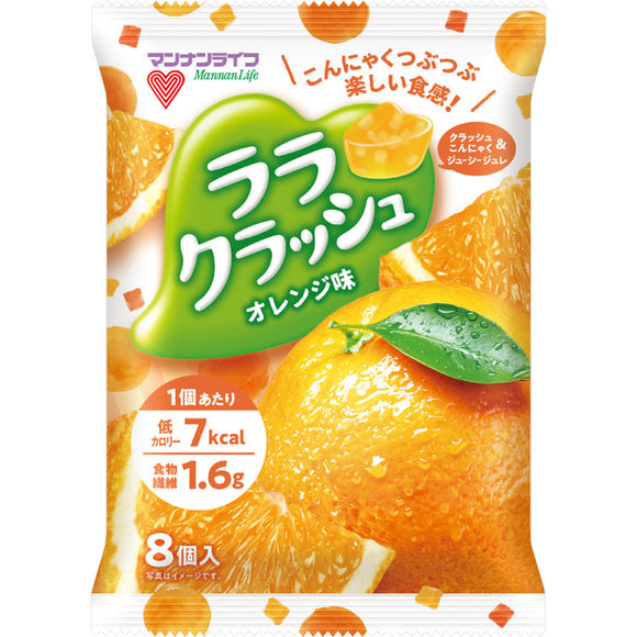 Mannan Life Konjac Hata Lara Crush Orange Flavor 24g x 8