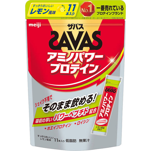 Meiji Savas Amino Power Protein Lemon 11 bags