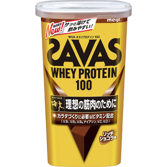 Meiji Savas Whey Protein 100 Chocolat 14 meals 294g