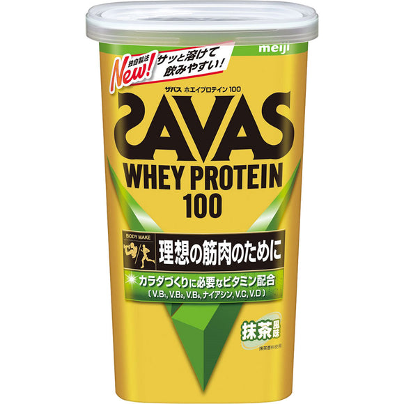 Meiji Savas Whey Protein 100 Matcha 14 meals 294g