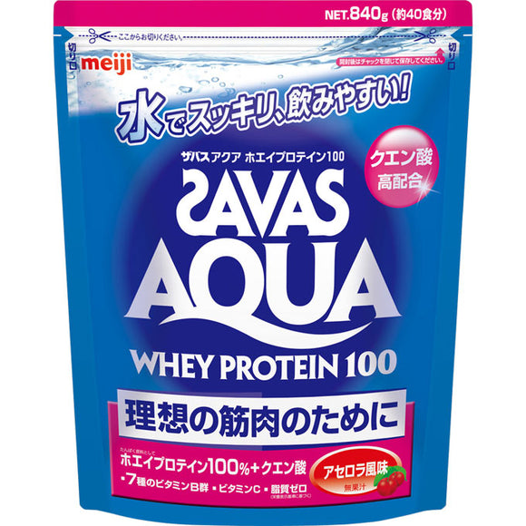 Meiji Savas Aqua Whey Protein 100 Acerola 840g
