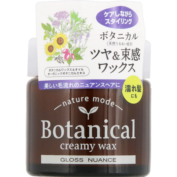 Yanagiya Main Store Nature Mode Botanical Creamy Wax (Gloss Nuance) 72g
