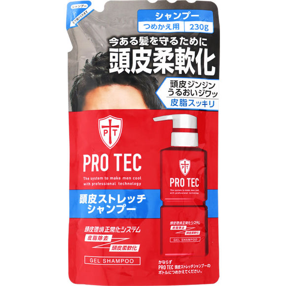 Lion PRO TEC Scalp Stretch Shampoo Refill 230g Refill (Non-medicinal products)