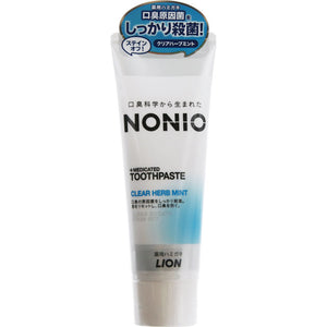 Lion Nonio Toothpaste Clear Herb Mint 130G