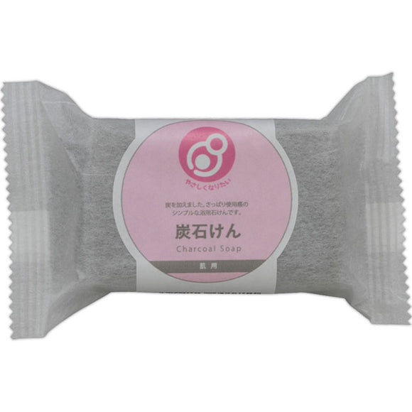 Maruha Oil and Fat Chemistry I want to be gentle Charcoal soap (for bath) 100G