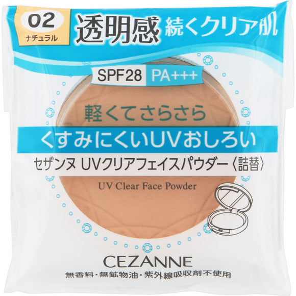 Cezanne Cosmetics Cezanne UV Clear Face Powder Refill 02 Natural