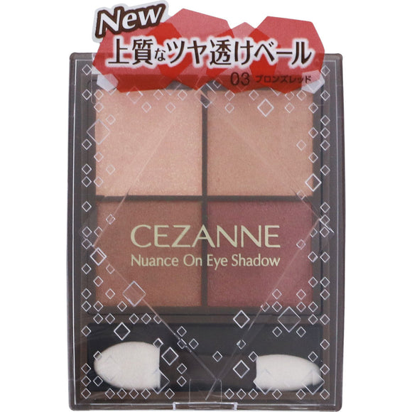 Cezanne Cosmetics Cezanne Nuance on Eyeshadow 03 Bronze Red