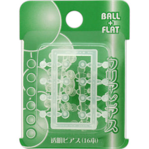 Hero Clear Earrings Ball P453