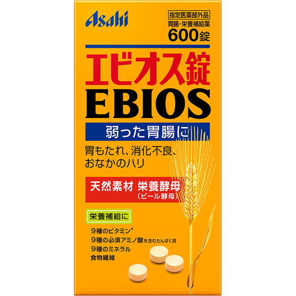 Asahi Group Foods Co., Ltd. Ebios Tablets 600 Tablets (Quasi-drugs)