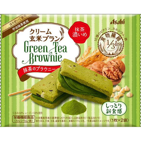 Asahi Group Foods , Balance Up Cream Brown Rice Blanc Matcha Brownie 70g