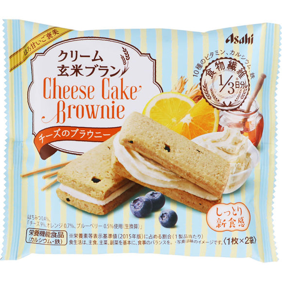 Asahi Group Foods , Balance Up Cream Brown Rice Blanc Cheese Brownie 70g