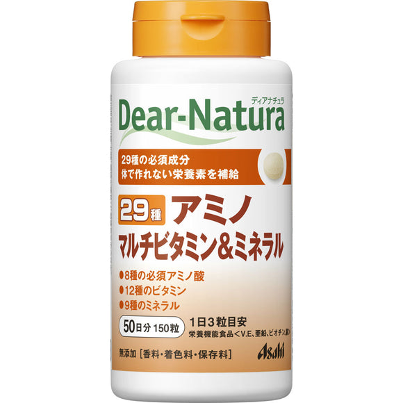 Asahi Group Foods Co., Ltd. Dear-Natura 29 Amino Multivitamin & Mineral 150 tablets