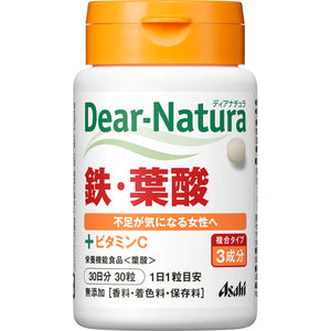 Asahi Group Foods Co., Ltd. Dear-Natura Iron / Folic Acid 30 tablets