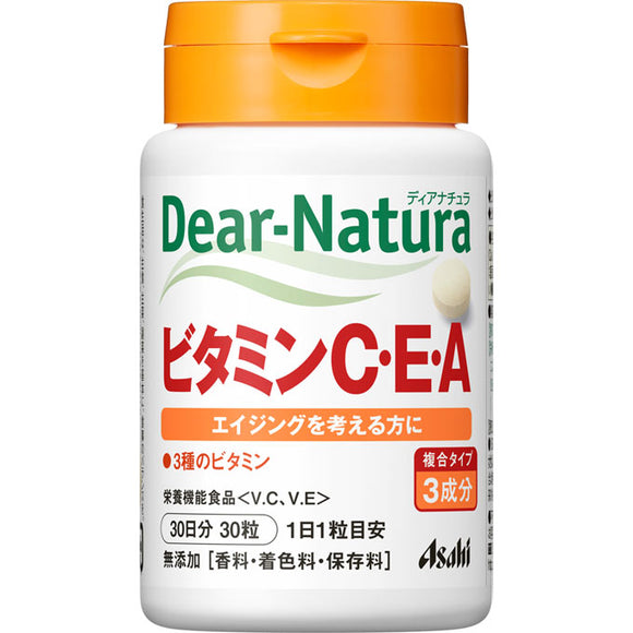 Asahi Group Foods Co., Ltd. Dear-Natura Vitamin C / E / A 30 tablets