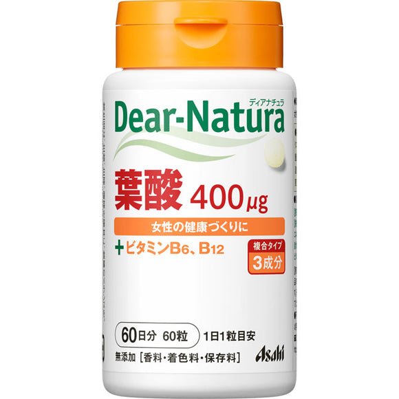 Asahi Group Foods , Dear-Natura Folic Acid 60 Tablets
