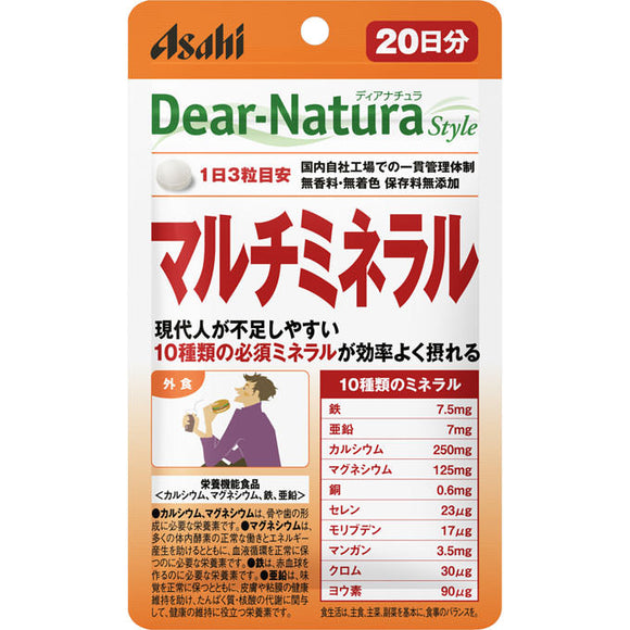 Asahi Group Foods Co., Ltd. Dear-Natura Style Multimineral 60 tablets