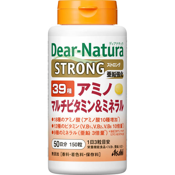Asahi Group Foods Co., Ltd. Dear-Natura Strong 39 Amino Multivitamin & Mineral 150 tablets