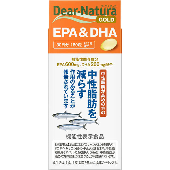 Asahi Group Foods , Dear?Natura GOLD EPA & DHA 180 tablets