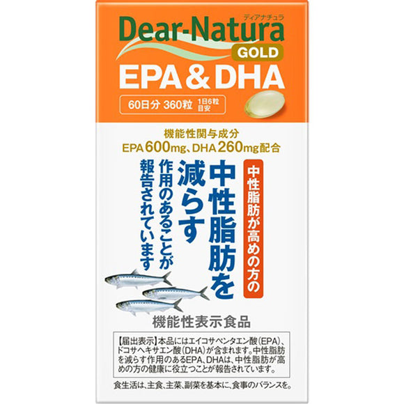 Asahi Group Foods , Dear-Natura GOLD EPA & DHA 360 tablets