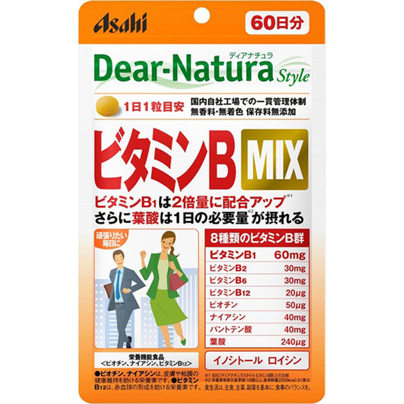 Asahi Group Foods Dear-Natura Style Vitamin B MIX 60 Tablets