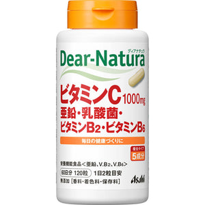 Asahi Group Foods , Dinatura Vitamin C, zinc, lactic acid bacteria, vitamin B2, vitamin B6 120 tablets (60 days worth)