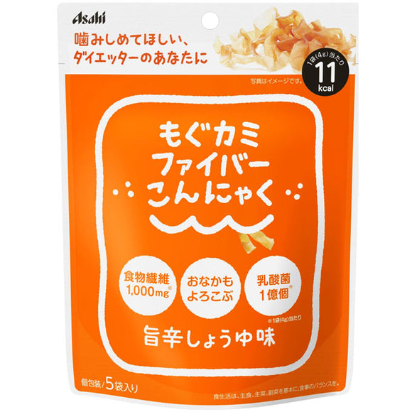 Asahi Group Foods , Reset Body Mogu Kami Fiber Konnyaku Spicy Soy Sauce Flavor 5 bags